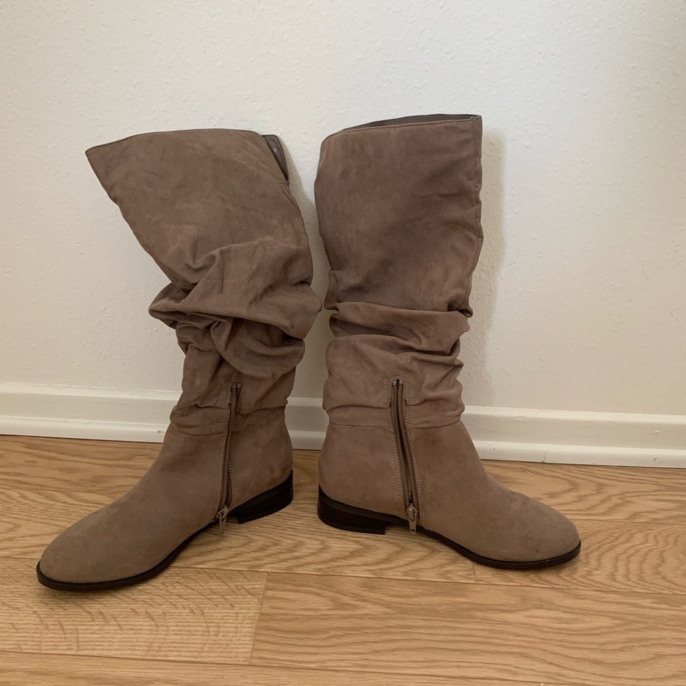 ASOS Capital W Fit Slouch Knee Boots New 4 UK=7 US - Picture 2 of 8